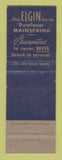 Matchbook Cover - Elgin Watches Webb & Son Huntington IN