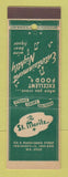 Matchbook Cover - St Moritz Restaurant Indianapolis IN