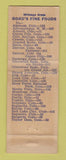 Matchbook Cover - Goad's Restaurant Gunnison Colorado WEAR