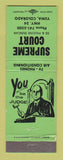 Matchbook Cover - Supreme Court Motel Yuma Colorado