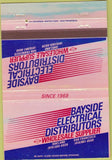 Matchbook Cover - Bayside Electrical Dist Rainbow Oakland CA 40 Strike
