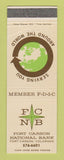 Matchbook Cover - Fort Carson National Bank Colorado