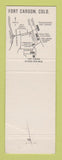 Matchbook Cover - Fort Carson National Bank Colorado