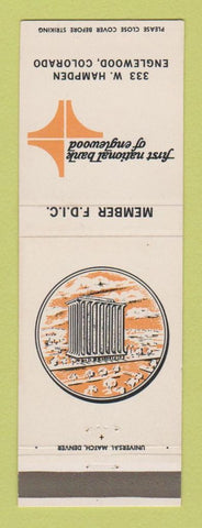 Matchbook Cover - National Bank of Englewood Colorado