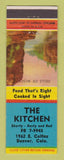 Matchbook Cover - The Kitchen Denver Colorado Colfax