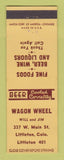 Matchbook Cover - Wagon Wheel Littleton Colorado