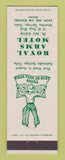 Matchbook Cover - Royal Arms Motel Manitou Springs Colorado Pikes Peak Rodeo