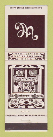 Matchbook Cover - University Club Denver Colorado