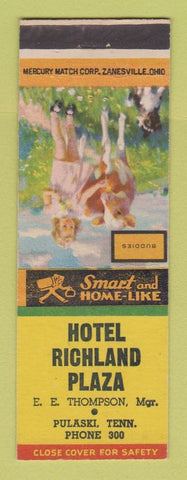 Matchbook Cover - Hotel Richland Plaza Pulaski TN