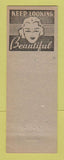 Matchbook Cover - Irene's Beauty Salon Gallup NM girlie