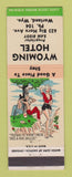 Matchbook Cover - Wyoming Hotel Worland WY hillbilly