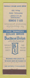 Matchbook Cover - Buckeye Union Insurance Leo Domer Hartville OH