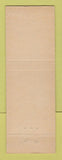Matchbook Cover - Buckeye Union Insurance Leo Domer Hartville OH