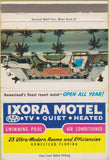 Matchbook Cover - Ixora Motel Homestead FL 40 Strike
