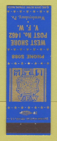 Matchbook Cover - West Shore VFW Wormleysburg PA