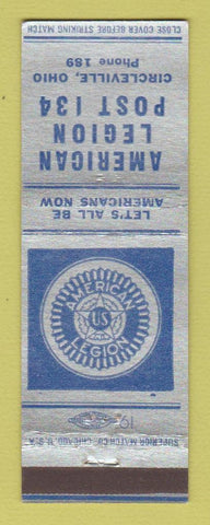 Matchbook Cover - American Legion Circleville OH WWII