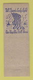 Matchbook Cover - American Legion Circleville OH WWII