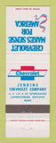 Matchbook Cover - Chevrolet Jenkins Lawrenceburg KY