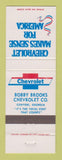 Matchbook Cover - Chevrolet Bobby Brooks Conyers GA