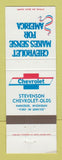 Matchbook Cover - Chevrolet Stevenson Oldsmobile Hancock MI