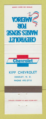 Matchbook Cover - Chevrolet Kipp Edgeley ND