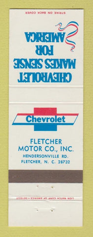 Matchbook Cover - Chevrolet Fletcher NC