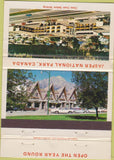 Matchbook Cover - Jasper National Park Banff AB Canada 40 Strike