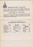 Matchbook Cover - Jasper National Park Banff AB Canada 40 Strike