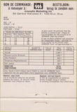 Matchbook Cover - Johnson Motorcycle Team Clothing 40 Strike