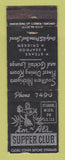 Matchbook Cover - Al's Supper Club Sturgis MI WORN