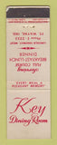 Matchbook Cover - Key Dining Room Fort Wayne IN feature WEAR