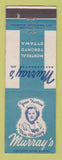 Matchbook Cover - Murray's Restaurants Montreal Ottawa Toronto ON girlie