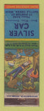 Matchbook Cover - Silver Car Battle Creek MI hillbilly WORN