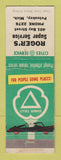 Matchbook Cover - Cities oil gas Roger's Petoskey MI