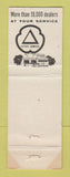 Matchbook Cover - Cities oil gas Roger's Petoskey MI