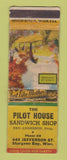 Matchbook Cover - Pilot House Restaurant Sturgeon Bay WI WORN