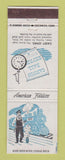Matchbook Cover - American Folklore Casey Jones
