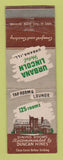 Matchbook Cover - Urbana Lincoln Hotel Urbana IL WEAR