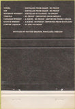 Matchbook Cover - Potters Whiskey Brandy Liqueur Gin Rum 40 Strike