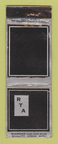 Matchbook Cover - RTA DQ WORN