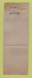 Matchbook Cover - RTA DQ WORN