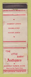 Matchbook Cover - The Little Barn Antiques Boothbay Harbor ME WORN