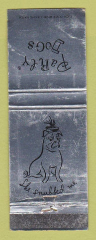 Matchbook Cover - Party Dogs Eerrett Smith New York City WEAR