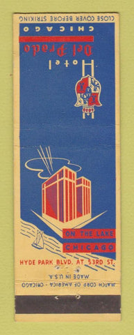 Matchbook Cover - Hotel Del Prado Chicago IL WEAR