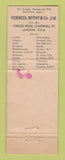 Matchbook Cover - Furness Lines Freight? Bryant and May UK
