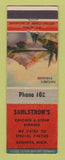 Matchbook Cover - Sahlstrom's Restaurant Augusta MI