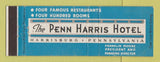 Matchbook Cover - Penn Harris Hotel Harrisburg PA Full Length