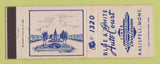 Matchbook Cover - Blue & White Auto Court Motel Kalispell MT