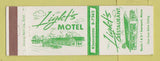 Matchbook Cover - Light's Restaurant Searsport ME