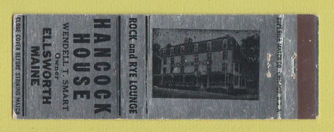 Matchbook Cover - Hancock House Ellsworth ME